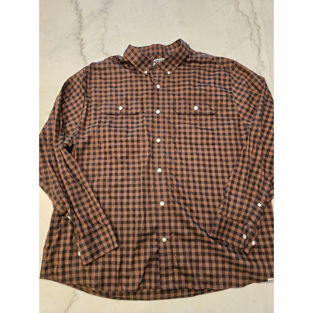 Lot Of 3 Duluth Trading Soft skills Mens Untucked Button Down Shirts Size 2XL - Picture 2 of 12